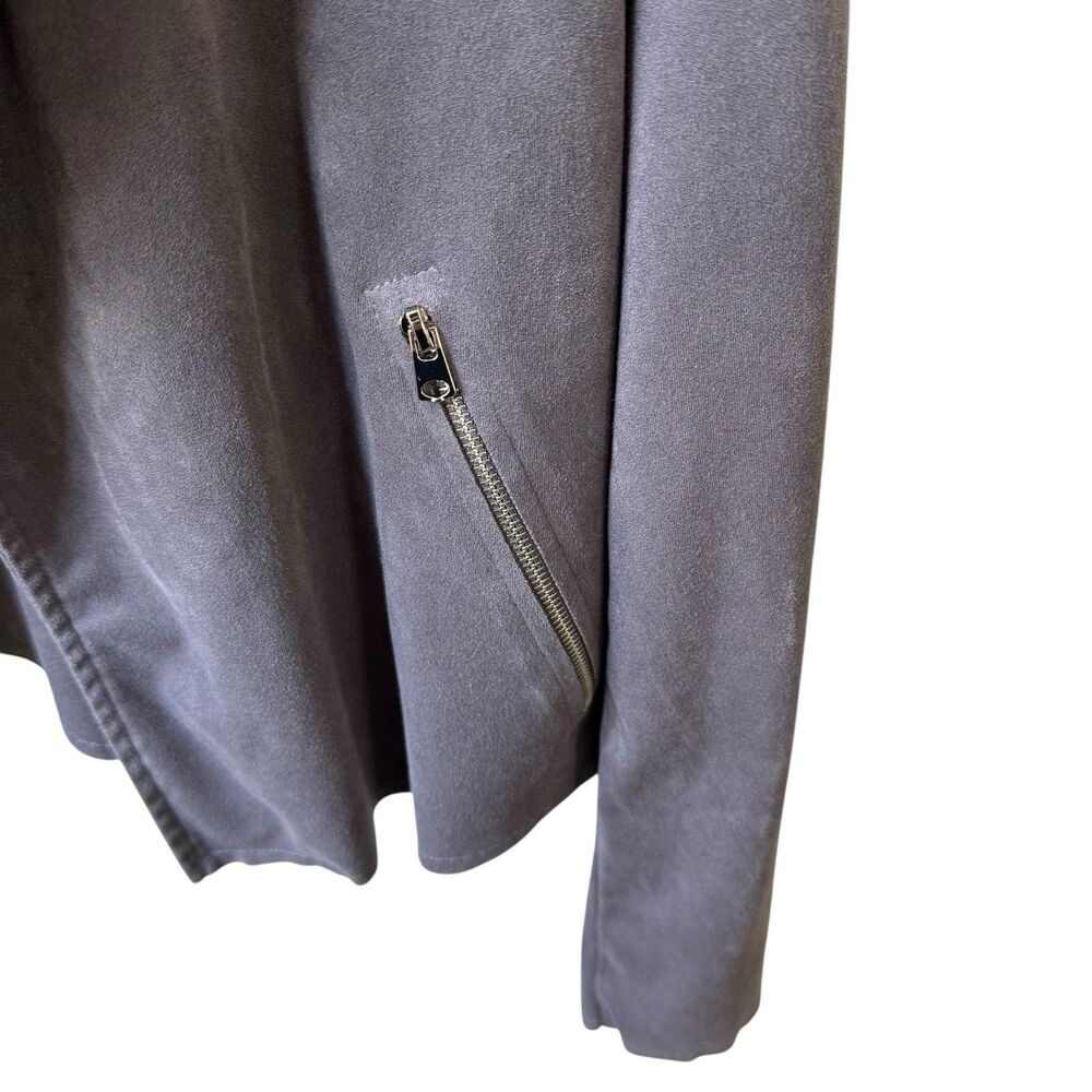 Chapter One Open Front Duster Jacket Gray Size La… - image 5